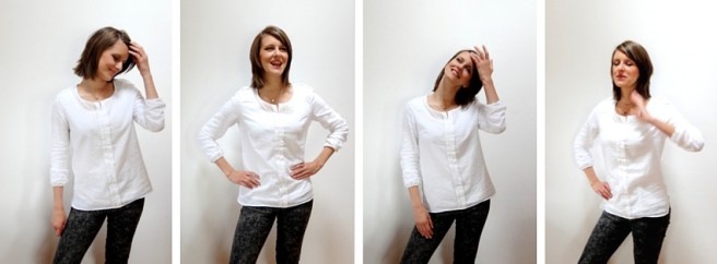 Anleitung: Bluse mit Epauletten