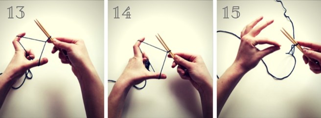 Anleitung: Maschen aufnehmen beim Stricken