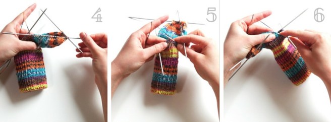 Anleitung: Socken stricken Teil 3 – Maschenaufnahme und -abnahme