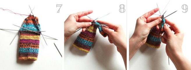 Anleitung: Socken stricken Teil 3 – Maschenaufnahme und -abnahme