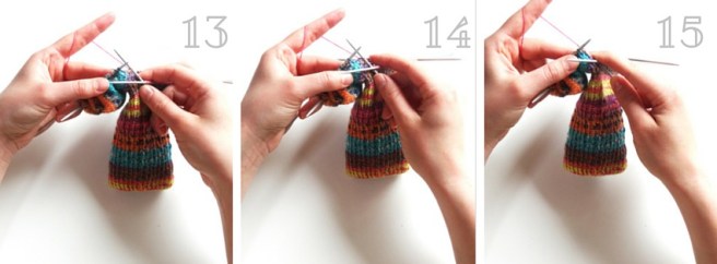 Anleitung: Socken stricken Teil 3 – Maschenaufnahme und -abnahme