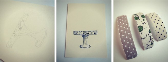 Anleitung: 3 Washi-Tape-Karten mit Bastelvorlage