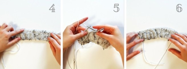 damenjanker stricken vorderteile 2