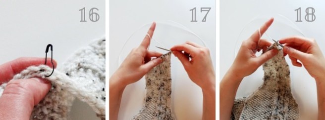 damenjanker stricken vorderteile 6