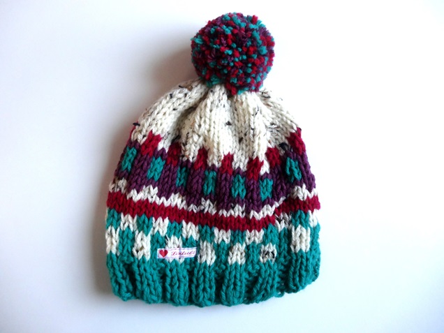 knallbunte norweger muetze stricken 6