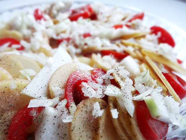 Rezept: Veganes Kartoffel-Kohlrabi-Tomaten-Gratin | Lisibloggt