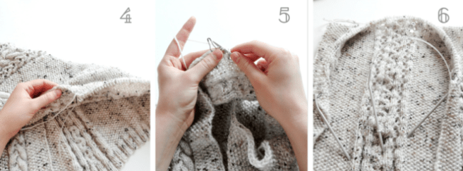 damenjanker stricken kragen und knopfleiste 2