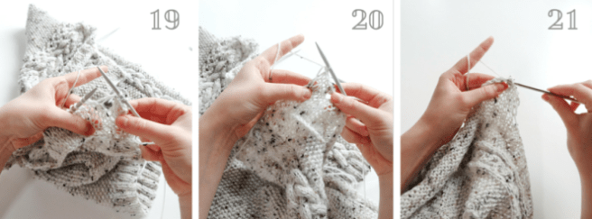 damenjanker stricken kragen und knopfleiste 7