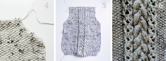 damenjanker stricken rueckenteil 2