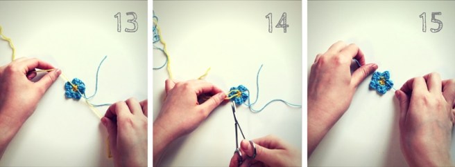 Anleitung: Einfache Häkelblume