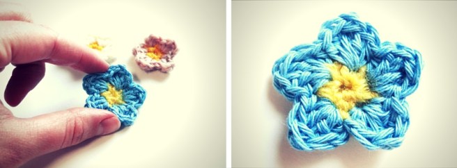 Anleitung: Einfache Häkelblume