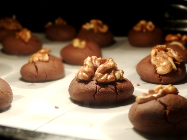 Rezept: Vegane Schoko-Walnuss-Cookies (glutenfrei)