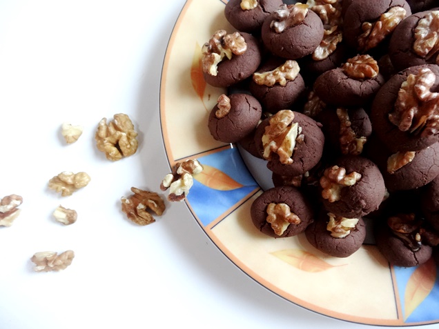 Rezept: Vegane Schoko-Walnuss-Cookies (glutenfrei)