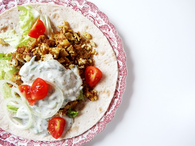 veganer gyros wrap mit tzatziki glutenfrei rezept 5