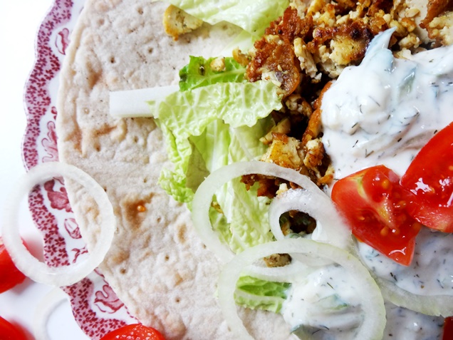veganer gyros wrap mit tzatziki glutenfrei rezept 6
