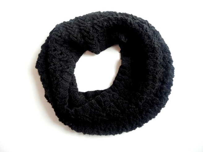 loop schal kragen anleitung kostenlos ajourmuster stricken 7