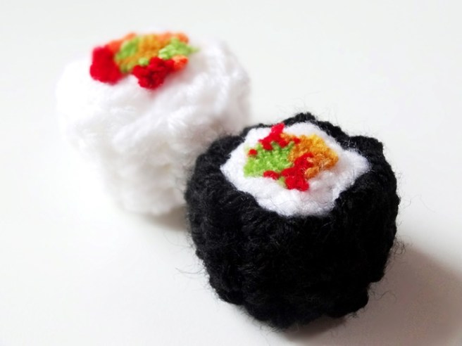 Anleitung: Amigurumi-Sushi häkeln