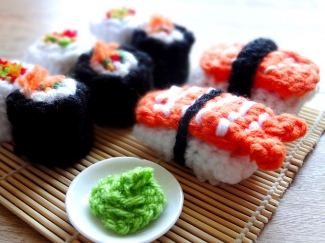 Anleitung: Amigurumi-Sushi häkeln