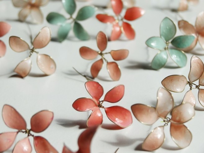 Warum niemand aus seiner (DIY-) Haut kann oder muss - Blumenkranz mit Nagellack