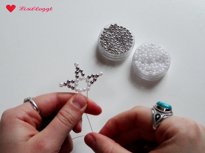 Anleitung: Perlensterne mit Draht basteln