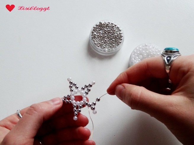 Anleitung: Perlensterne mit Draht basteln