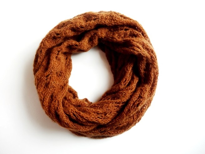 laceschal loop stricken anleitung kostenlos ajourmuster 8