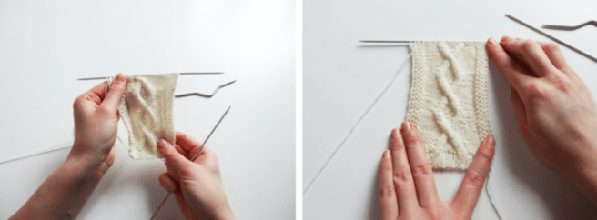 Anleitung: Rautenmuster stricken