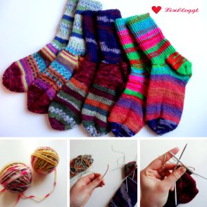 Lisitipps: Reste-Socken mit unsichtbarem Garnwechsel stricken