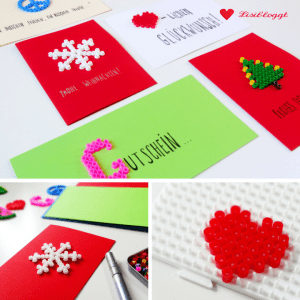 Anleitung: DIY-Grußkarten mit Bügelperlen