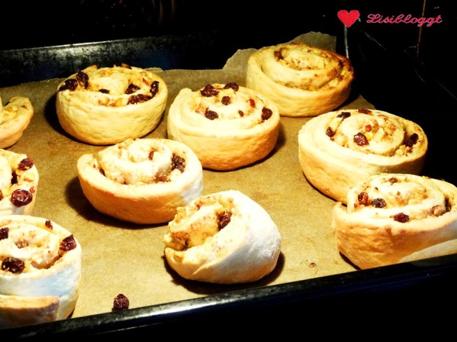 Rezept: Vegane Apfel-Nuss-Schnecken