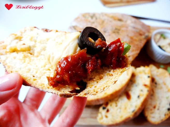 Rezept: Mediterranes Baguette (vegan)