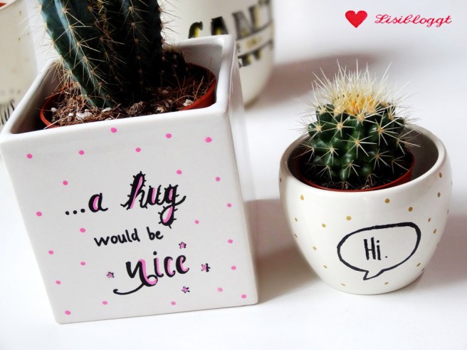 Handlettering: Porzellanmalerei mit Uniball-Stiften (Produkttest*)