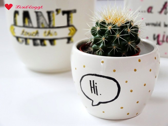 Handlettering: Porzellanmalerei mit Uniball-Stiften (Produkttest*)