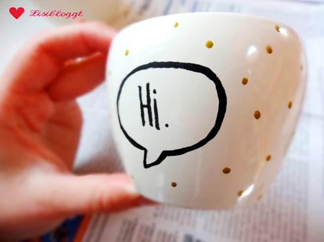 Handlettering: Porzellanmalerei mit Uniball-Stiften (Produkttest*)