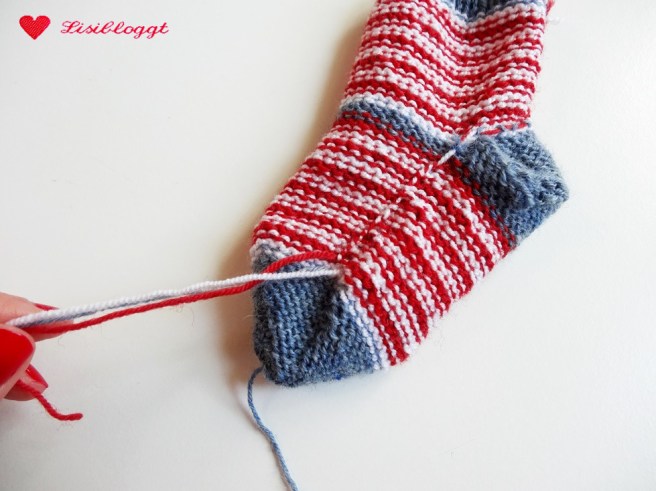 Lisitipps: Fäden vernähen bei Stricksocken