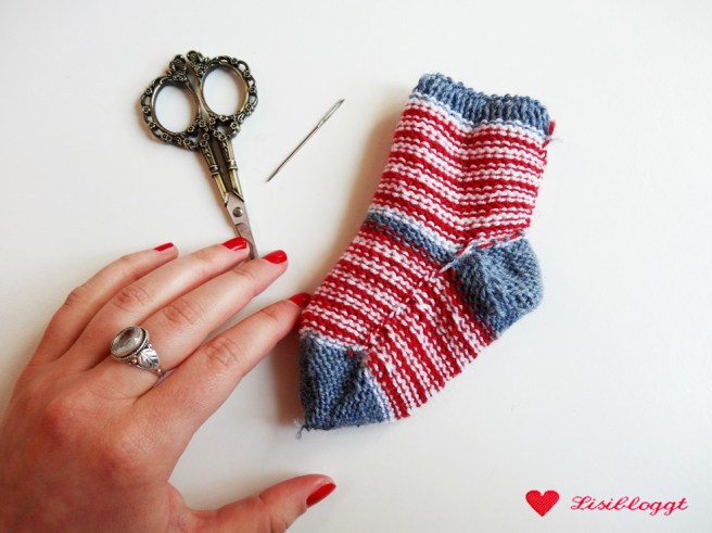 Lisitipps: Fäden vernähen bei Stricksocken