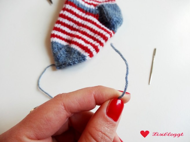 Lisitipps: Fäden vernähen bei Stricksocken