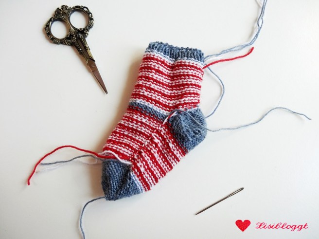 Lisitipps: Fäden vernähen bei Stricksocken