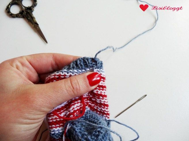 Lisitipps: Fäden vernähen bei Stricksocken