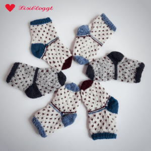 Anleitung: Babysocken mit Pünktchen stricken