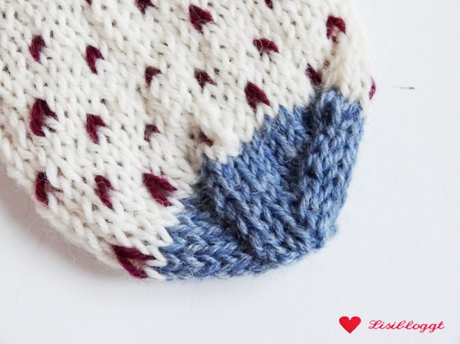 Anleitung: Babysocken mit Pünktchen stricken