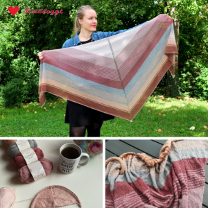 Anleitung: Streifen-Tuch "Berliner Flausch" stricken