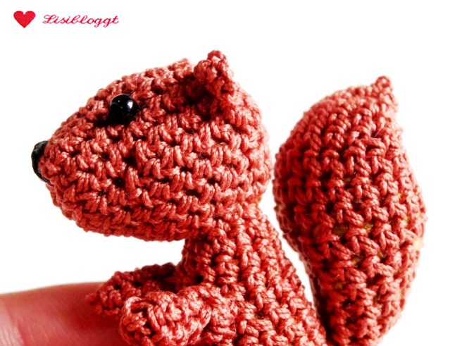 Anleitung: Wald-Mobile Teil 2, Hase und Eichhörnchen häkeln