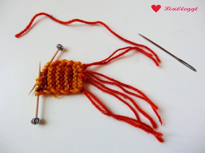 Anleitung: Bastelkarten mit Mini-Strickzeug