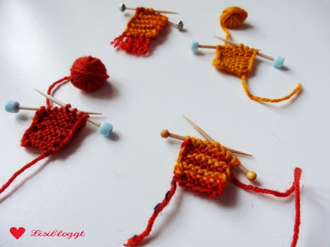 Anleitung: Bastelkarten mit Mini-Strickzeug