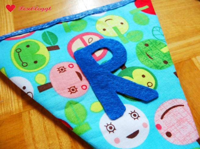 Anleitung: Wimpel-Girlande aus Stoff nähen