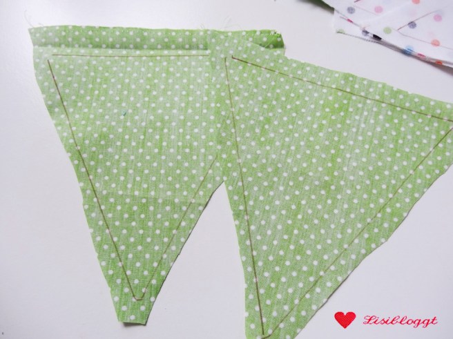 Anleitung: Wimpel-Girlande aus Stoff nähen