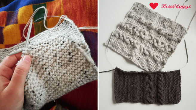 Anleitung: Kissenbezüge mit Zopfmuster stricken