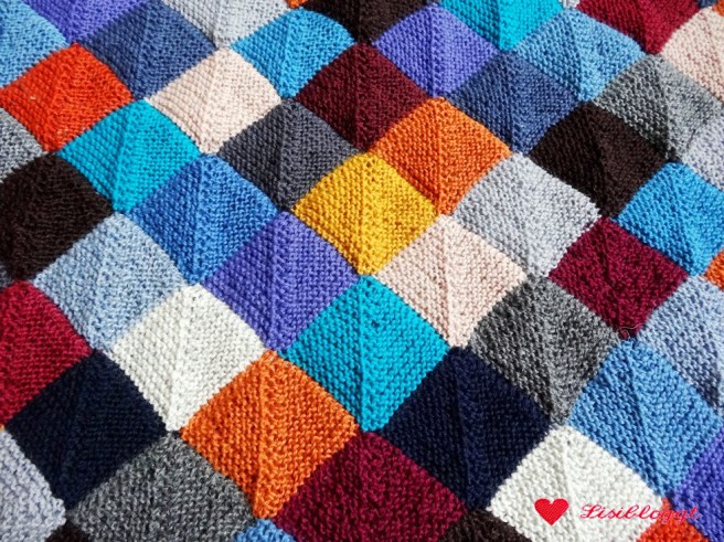 Anleitung: Babydecke "Harlekin" stricken