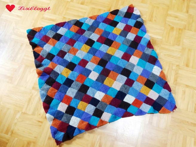 Anleitung: Babydecke "Harlekin" stricken